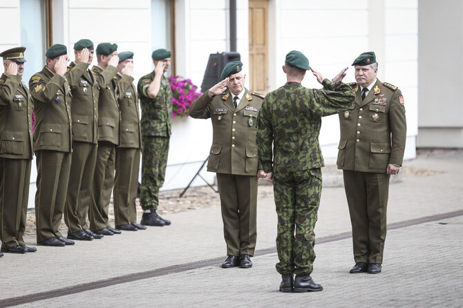 Ievos Budzeikaites nuotr./Kariuomenės mokymo ir doktrinų valdybai vadovaus generolas G.Zenkevičius
