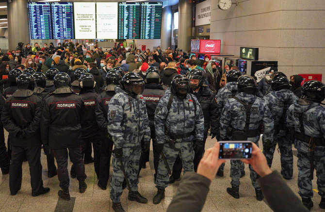 „Reuters“/„Scanpix“ nuotr./Vnukovo oro uoste