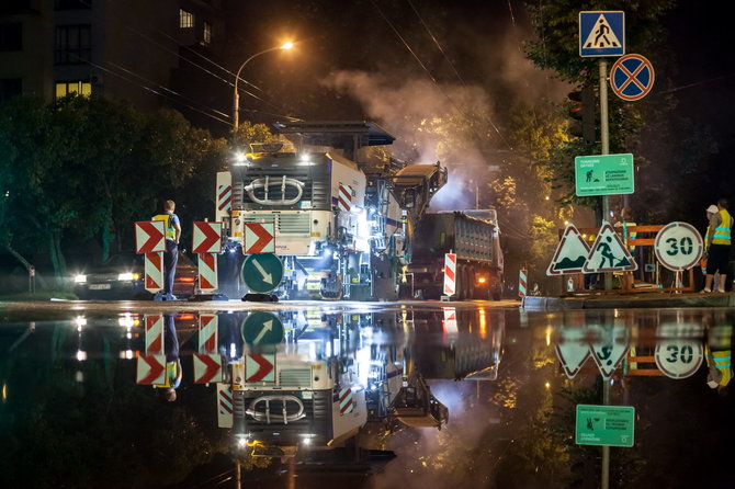 Sauliaus Žiūros nuotr./Vilnius šįmet sutvarkys 54 km gatvių