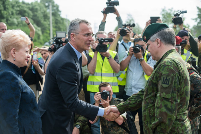 Alfredo Pliadžio (KAM) nuotr./Tarptautinių pratybų „Geležinis vilkas 2017“ svečių diena