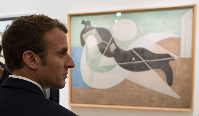 AFP/„Scanpix“ nuotr./Prancūzijos prezidentas Paryžiuje atidarė didelę Picasso parodą