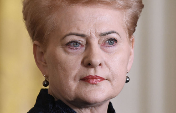 AFP/„Scanpix“ nuotr./Dalia Grybauskaitė