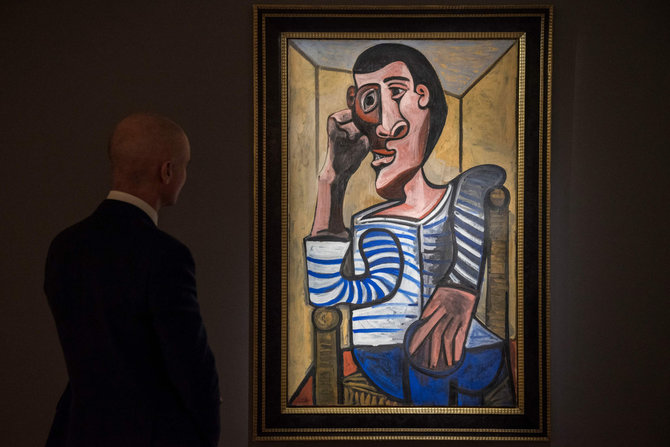 AFP/„Scanpix“ nuotr./P.Picasso paveikslas „Le Marin“