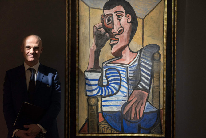 AFP/„Scanpix“ nuotr./P.Picasso paveikslas „Le Marin“