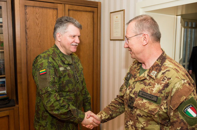 KAM nuotr./Lietuvoje lankosi naujasis NATO vadavietės Brunsume vadas