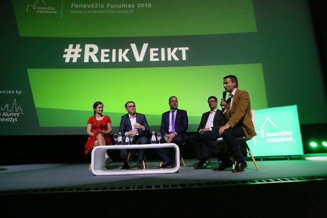 Projekto partnerio nuotr./Verslo ir investicijų diskusija