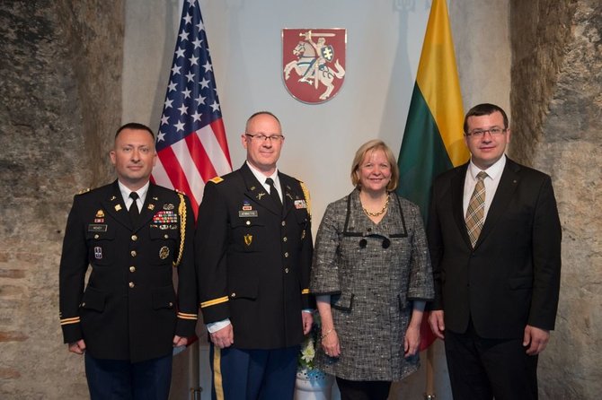 KAM nuotr./Akredituotas naujas JAV gynybos atašė Lietuvai