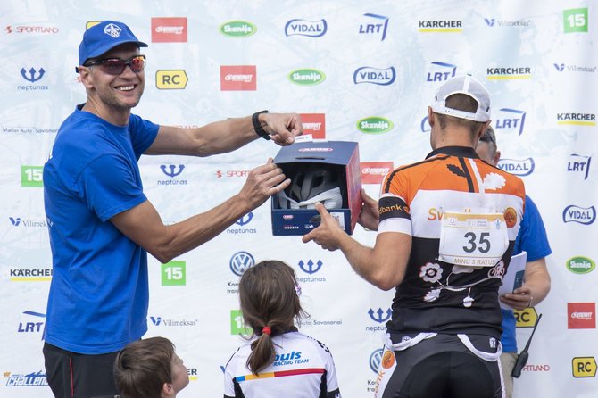 Projekto partnerio nuotr./Karštame „Volkswagen MTB dviračių maratonų taurės“ etape Vilniuje – favoritų pergalės