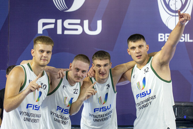Nuotr. aut. FISU/VDU 3x3 rinktinė