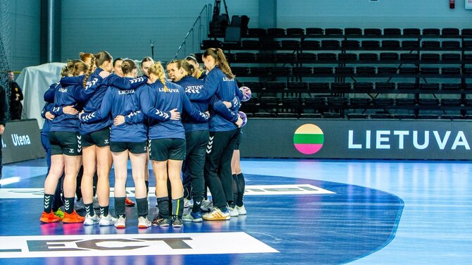 Nuotr. aut. Rankinis.lt/Lietuvos moterų rankinio rinktinė