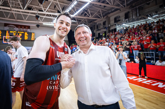 LKL / R. Lukoševičiaus nuotr./Ivanas Vranešas ir Eimantas Skersis