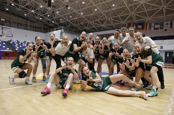 Nuotr. aut. FIBA/Lietuvos U16 merginų rinktinė