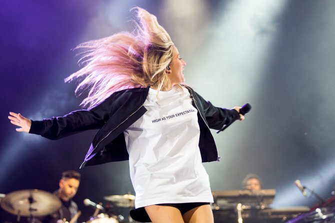 Gyčio Vidžiūno nuotr./Ellie Goulding pasirodymas „Positivus“ festivalyje