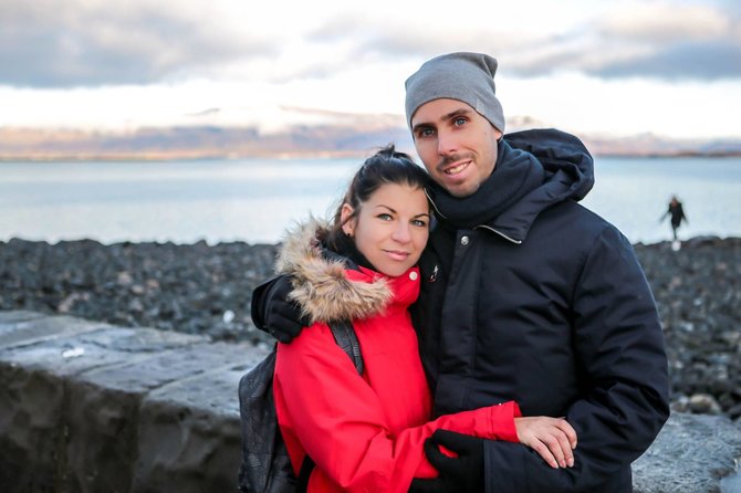Asmeninio archyvo nuotr./Simona ir Jevgeni Filippovai Islandijoje 
