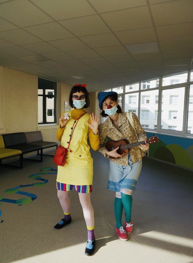 Asmeninio archyvo nuotr./Zuzana ir Lelija Vaikų ligoninėje