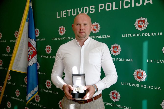 Asmeninio archyvo nuotr./Policijos rėmėjas Edvinas Demidavičius