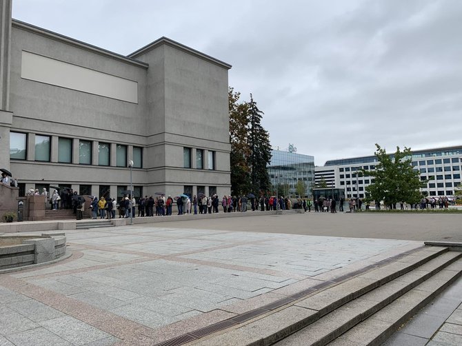 Kauno klinikų nuotr./Laukiantys pasitikrinti dėl pilvo aortos aneurizmos