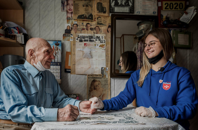 Maltiečių archyvo nuotr./Maltiečių globojamas Petras