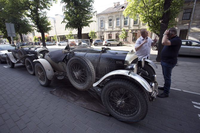 Aliaus Koroliovo/15min nuotr./Seniausias ralio eksponatas – 1925 metais pagamintas „Bentley“