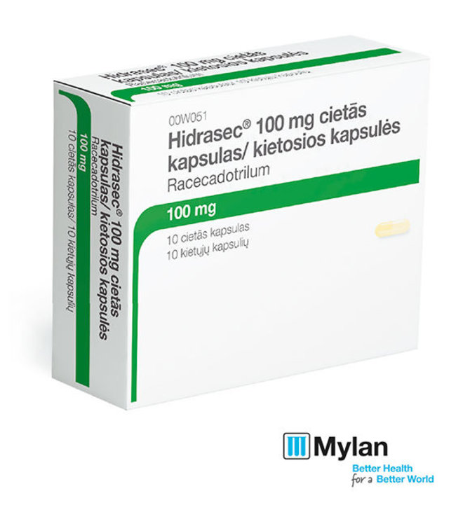 Projekto partnerio nuotr./Hidrasec 100 mg kietosios kapsulės