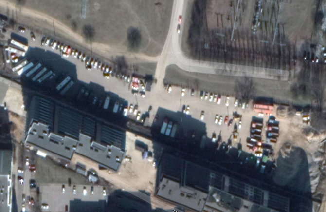 „Google Maps“ nuotr./Aikštelės nuotrauka iš palydovo