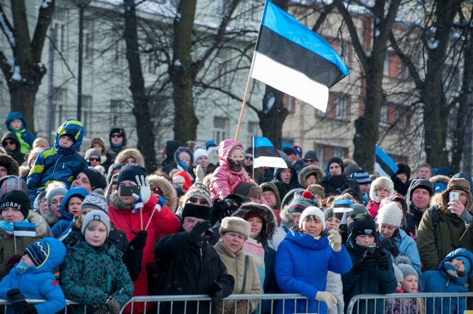 AFP/„Scanpix“ nuotr./Estija švenčia nepriklausomybės šimtmetį