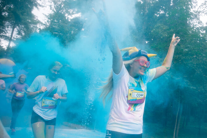 Žygimanto Gedvilos / 15min nuotr./Spalvingasis „The Color Run“ bėgimas