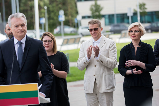 Žygimanto Gedvilos / 15min nuotr./Skelbiamas Gitano Nausėdos sprendimas dėl dalyvavimo prezidento rinkimuose