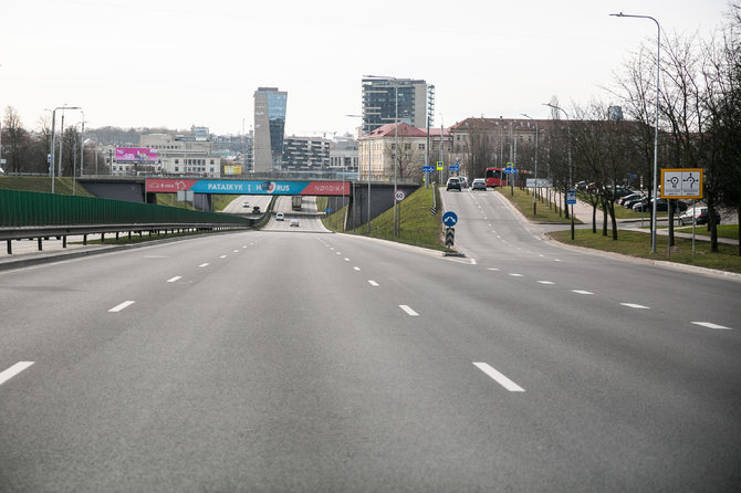 Žygimanto Gedvilos / 15min nuotr./Karantinas Vilniaus gatvėse