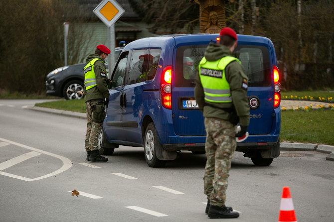 Žygimanto Gedvilos / 15min nuotr./Balandį karantinuotas buvo Nemenčinės miestelis