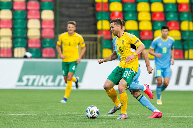 Žygimanto Gedvilos / 15min nuotr./UEFA Tautų lyga: Lietuva - Kazachstanas