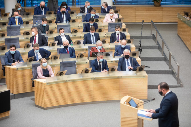 Žygimanto Gedvilos / 15min nuotr./Seime svarstoma dėl V.Gapšio ir P.Gražulio neliečiamybės panaikinimo