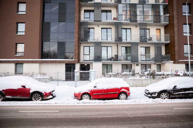 Žygimanto Gedvilos / 15min nuotr./Apsnigę automobiliai