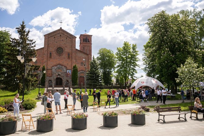 Žygimanto Gedvilos / 15min nuotr./Masinė vakcinacija Lentvaryje