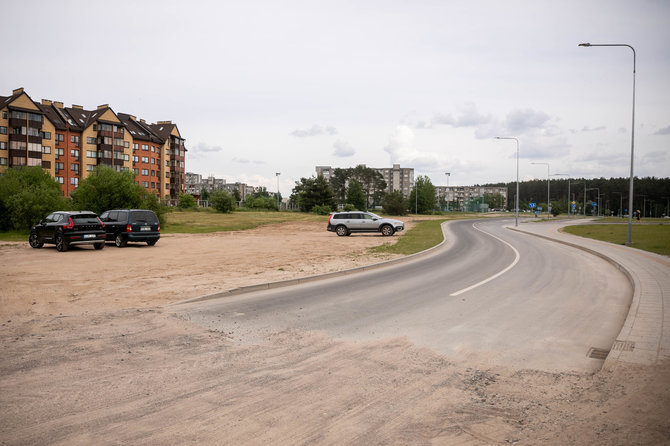 Žygimanto Gedvilos / 15min nuotr./Neasfaltuota Gilužio gatvės atkarpa