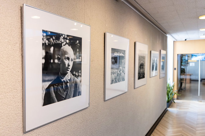 Žygimanto Gedvilos / BNS nuotr./Fotografijų parodos „Antanas Sutkus. Fotografijos“ atidarymas