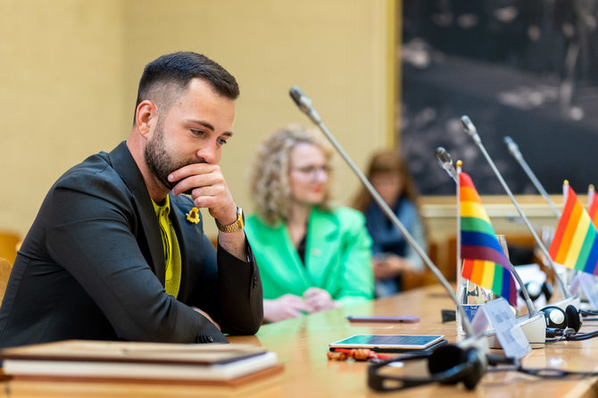 Žygimanto Gedvilos / BNS nuotr./Diskusija „LGBT+ balsai Seime“