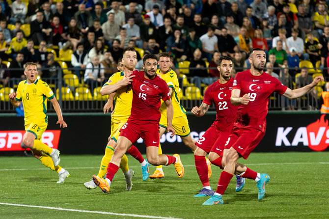 Žygimanto Gedvilos / BNS nuotr./UEFA Tautų lyga: Lietuva - Turkija