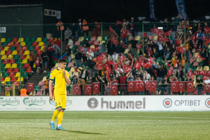 Žygimanto Gedvilos / BNS nuotr./UEFA Tautų lyga: Lietuva - Turkija