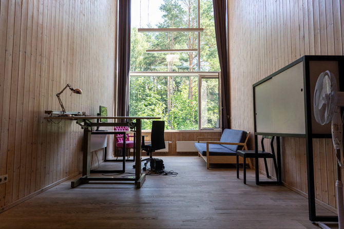Žygimanto Gedvilos / BNS nuotr./„Rupert“ rezidentai gyvena tokiuose kambariuose, kuriuose turi laisvę dirbti prie savo projektų