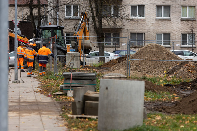 Žygimanto Gedvilos / BNS nuotr./Vieta, kur turėtų būti Šv. Florijono skveras