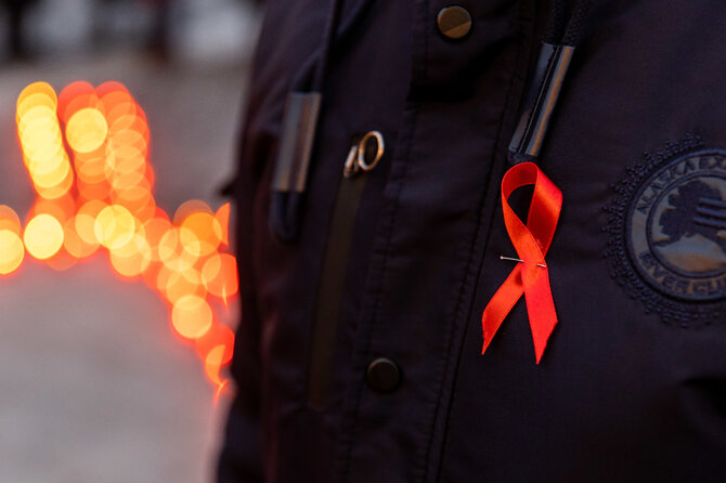 Žygimanto Gedvilos / BNS nuotr./Vilniuje minima pasaulinė kovos su AIDS diena