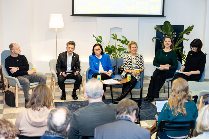 Žygimanto Gedvilos / BNS nuotr./Knygų mugės pristatymo spaudos konferencija