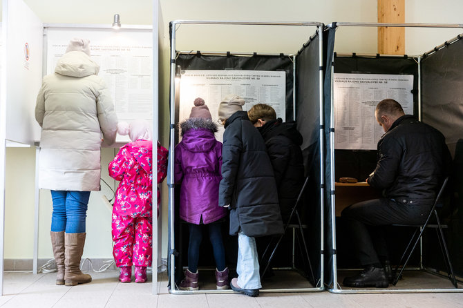 Žygimanto Gedvilos / BNS nuotr./Lietuvoje vyksta savivaldybių tarybų ir merų rinkimai