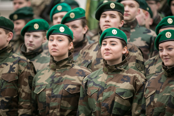 Žygimanto Gedvilos / 15min nuotr./Jaunųjų Lietuvos šaulių priesaikos davimo ceremonija