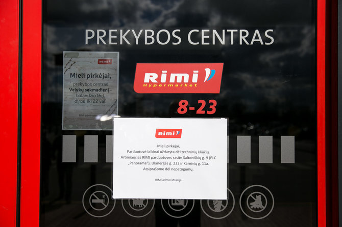 Žygimanto Gedvilos / 15min nuotr./Uždaryta „Rimi“ parduotuvė Linkmenų gatvėje