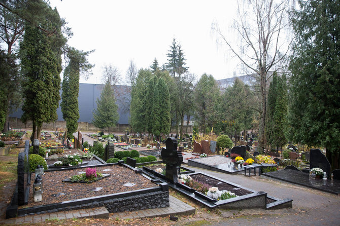 Žygimanto Gedvilos / 15min nuotr./Sutvarkyta vieta kapinėse, kurioje, pasak pašnekovės, medžiai iškirsti