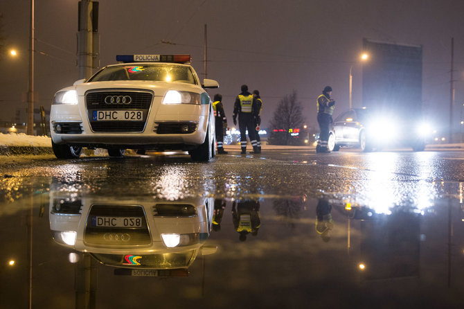 Žygimanto Gedvilos / 15min nuotr./Naktinis policijos reidas