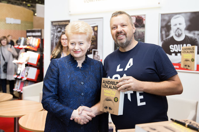 Žygimanto Gedvilos / 15min nuotr./Dalia Grybauskaitė ir Andrius Užkalnis