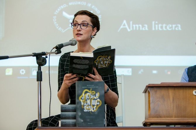 Leidyklos „Alma littera“ nuotr./Mariaus Marcinkevičiaus knygos „Juodoji Vilniaus saulė“ pristatymas